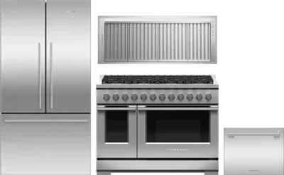 4 Piece Package Includes Refrigerator, Range, Hood And Dishwasher